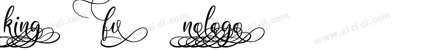 king 02Fv01 nologo字体转换